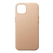Nomad kryt Modern Leather Case Magsafe pre iPhone 13 - Natural