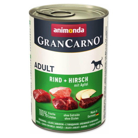 Konzerva Animonda Gran Carno Adult hovädzie a jeleň s jablkami 400g