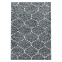 Kusový koberec Salsa Shaggy 3201 grey - 140x200 cm Ayyildiz koberce
