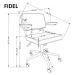 Kancelárska stolička FIDEL,Kancelárska stolička FIDEL