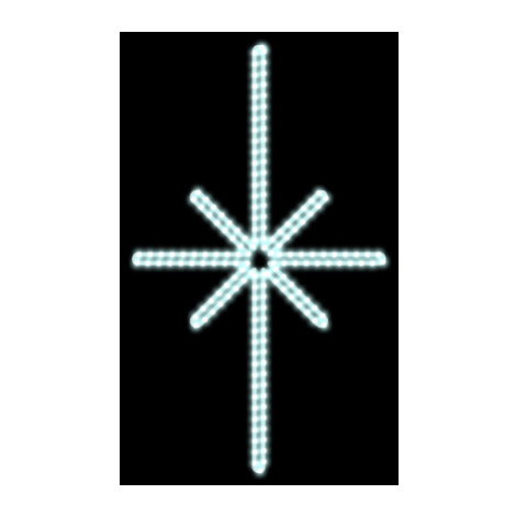 Easy Fix 2D LED svetlo Polaris II, 45 × 55 cm, ľadovo biela, závesné, hliník DecoLED