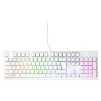 Genesis herná mechanická klávesnica THOR 303/RGB/Outemu Brown/Drôtová USB/US layout/Biela