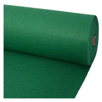 Výstavný koberec hladký 1,6 × 12 m zelený