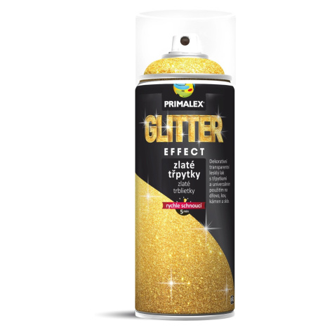 Primalex Lak v spreji Glitter Effect zlatý 400 ml