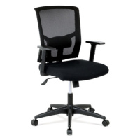 Kancelárska stolička KA-B1012 látka / plast Čierna,Kancelárska stolička KA-B1012 látka / plast Č
