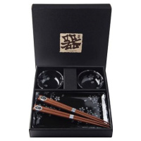 Made In Japan Sushi set Black Sakura 6 ks