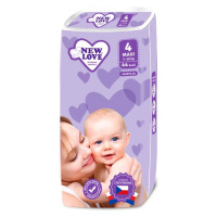 Plienky New Love Premium comfort 4 MAXI 7-18 kg 44 ks