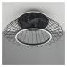 LED stropný ventilátor Karlsborg, tichý, Ø 50 cm, CCT, FB