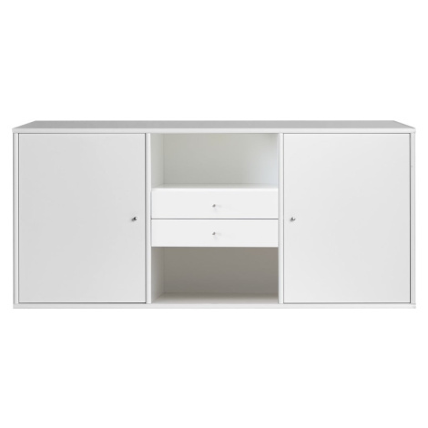 Biela nízka komoda 133x61 cm Mistral - Hammel Furniture