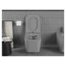 Mexen Teo WC Rimless s WC doskou slim, duroplast, svetlo-šedá matná, 30854061