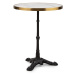 Blumfeldt Patras Lux, bistro stôl s trojnohým podstavcom, mramorový stôl, Ø: 57,5 cm, výška: 72 