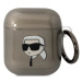 Púzdro Karl Lagerfeld AirPods 1/2 cover black Karl`s Head (KLA2HNIKTCK)