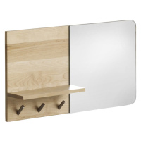 Nástenné zrkadlo s poličkou z brezového dreva Geese Stockholm