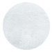 Kusový koberec Brilliant Shaggy 4200 Snow kruh - 120x120 (průměr) kruh cm Ayyildiz koberce