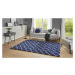 AKCE: 80x150 cm Kusový koberec Grace 104406 Blue/Cream - 80x150 cm Hanse Home Collection koberce