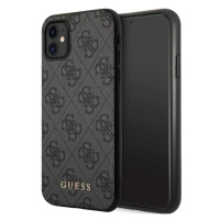 Kryt Guess iPhone 11 grey hard case 4G Collection (GUHCN61G4GG)