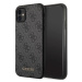 Kryt Guess iPhone 11 grey hard case 4G Collection (GUHCN61G4GG)