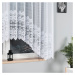 Biela žakarová záclona SERAFINA 310x160 cm