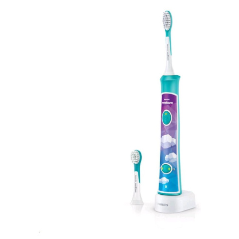 Philips HX6322/04 Sonicare for Kids, zubná kefka, pre deti, 62000 kmitov/min, 2 režimy čistenia,