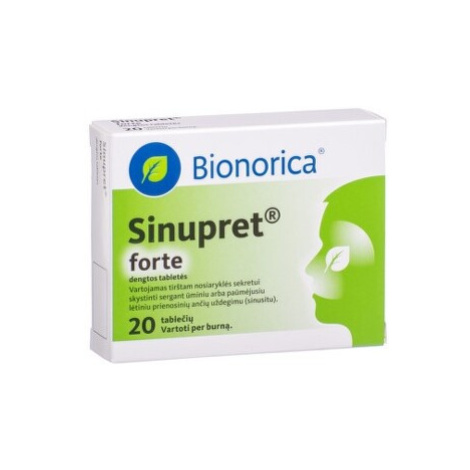 SINUPRET Forte 20 tabliet