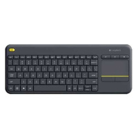 Logitech K400 Plus - Wireless Touch Keyboard - BLACK - SK/CZ