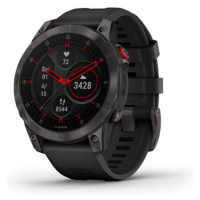 Garmin epix (Gen 2) Sapphire, čierne/čierny silikónový remienok