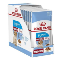 Royal Canin SHN WET MEDIUM PUPPY kapsičky pre šteňatá 10 x 140g