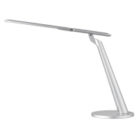 Aluminor Sigma stolová LED lampa CCT strieborná