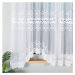 Biela žakarová záclona BASTIA 450x180 cm