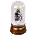 mamido Vianočné dekorácie Sklenená dekorácia Snehuliaci Vianočný strom Gold