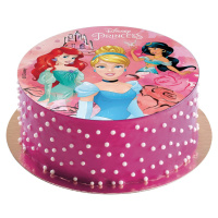 Fondánový papier Disney princezné 20 cm - Dekora