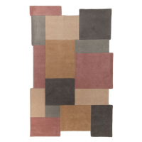 Ručne všívaný kusový koberec Abstract Collage Pastel Rozmery koberca: 150x240