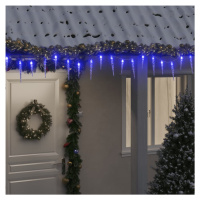 vidaXL Vianočné svietiace cencúle 200 LED teplé biele 20 m akryl. PVC