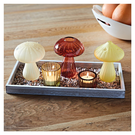 6dielna sada na čajové sviečky Huby