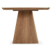 Jedálenský stôl s doskou v dubovom dekore v prírodnej farbe 90x180 cm Star – Furnhouse