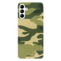Odolné silikónové puzdro iSaprio - Green Camuflage 01 - Samsung Galaxy A04s