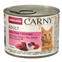 ANIMONDA cat konzerva CARNY hovädzie/morka/krevety - 400g