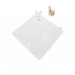 Kaloo zajačik s uškami na maznanie Les Amis Doudou a plyšový zajko 962996 bielo-krémový