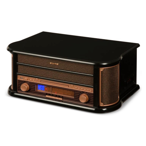 Auna Belle Epoque 1908, retro stereo systém, gramofón, rádio, USB, CD, MP3, mikrosystém