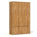 Šatníková skriňa z dubového dreva 135x206 cm Vento 3 - The Beds