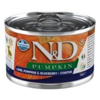 KONZERVA N&D DOG LAMB & PUMPKIN & BLUEBERRY STARTER 140g