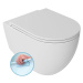 ISVEA - INFINITY závesná WC misa, Rimless, 36,5x53cm, biela 10NF02001