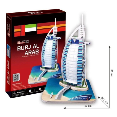CubicFun 3D puzzle Burj Al Arab 44 ks