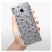 Plastové puzdro iSaprio - Abstract Triangles 03 - black - Samsung Galaxy S8