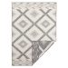 Sivo-krémový vonkajší koberec NORTHRUGS Malibu, 230 x 160 cm