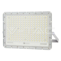 30W LED solárny svetlomet 6400K vymeniteľná batéria 3m drôt biely 2400lm VT-240W (V-TAC)