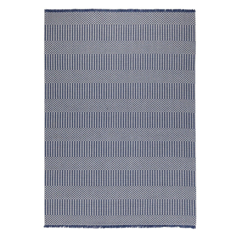 Modrý bavlnený koberec Oyo home Casa, 75 x 150 cm