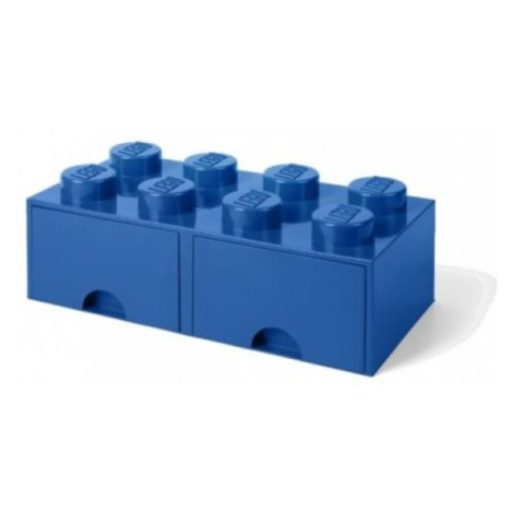 LEGO® úložný box 8 - so zásuvkami modrá 250 x 500 x 180 mm