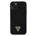 Guess Rhinestones Triangle Metal Logo Apple iPhone 15 Plus GUHCP15MHDGTPK Black