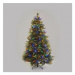 LED vianočná reťaz, 24 m, vonkajšia aj vnútorná, multicolor, časovač (EMOS)